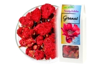 Kwiaty Jadalne GRANAT KWIAT CAŁY (15g) Do Dekoracji, Naparów i Na Prezent